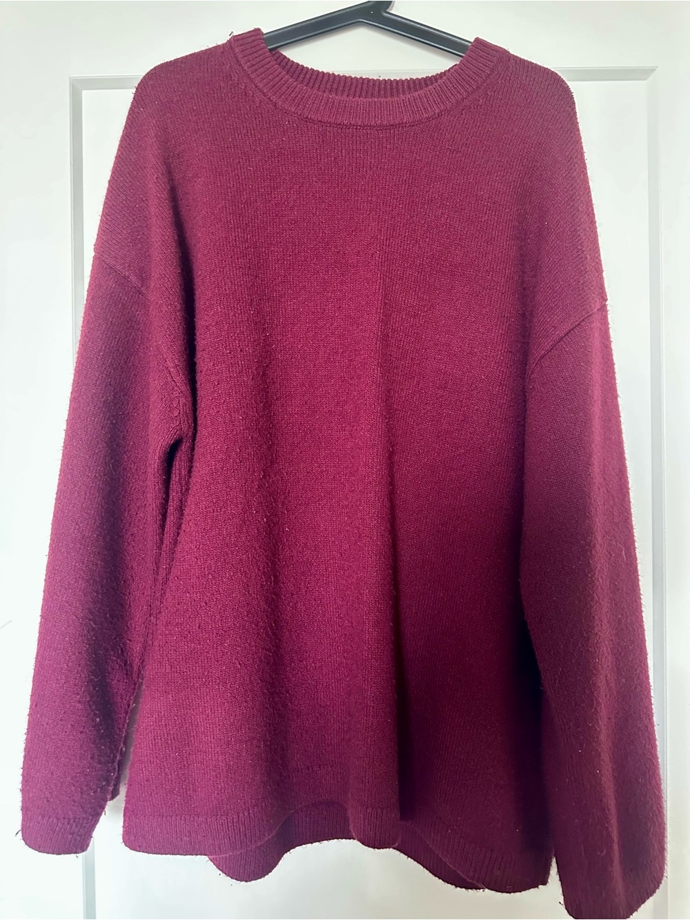 H&M Women's Crewneck Sweater in Deep Wine